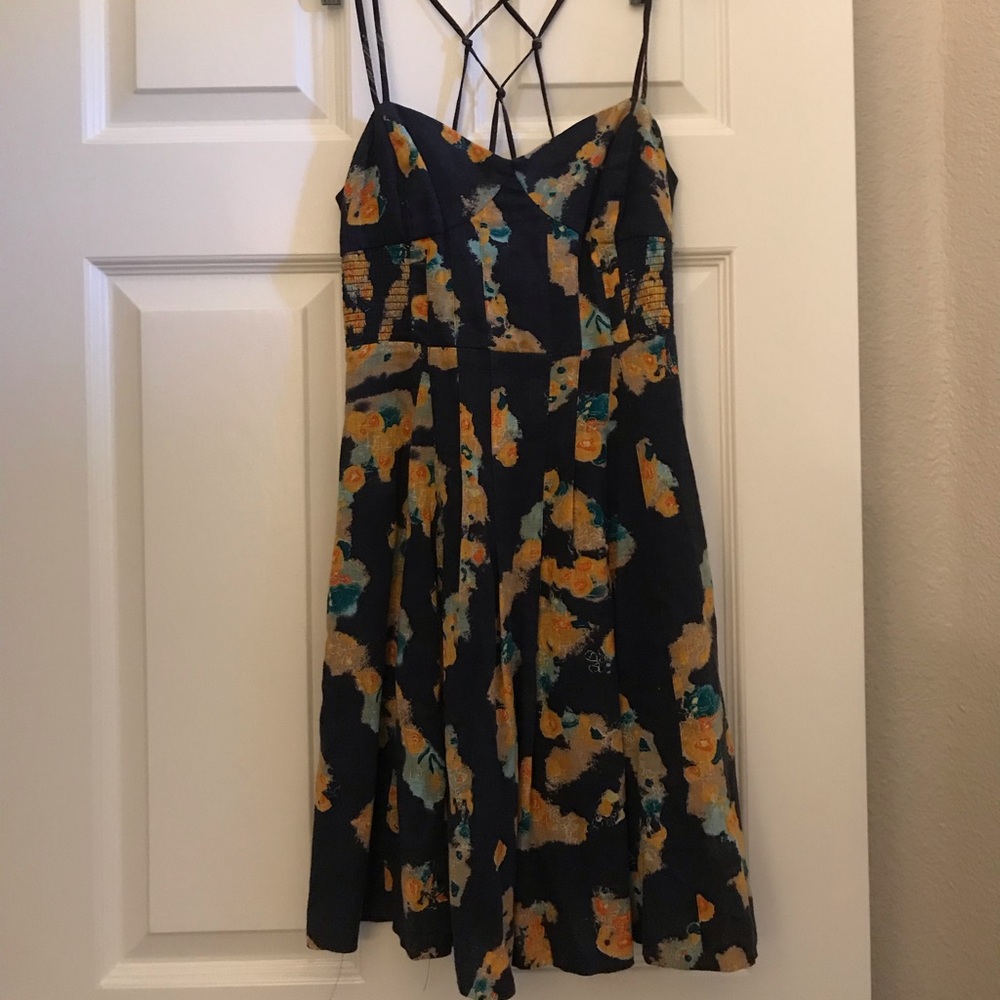 Free People Floral Patterned Dress